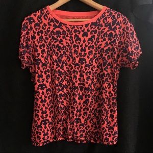 Maje t-shirt - high quality cotton - navy and red